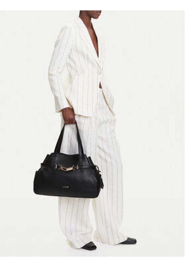 Liu Jo Torebka Ecs L Tote AA5046 E0037 Czarny. Kolor: czarny. Materiał: skórzane