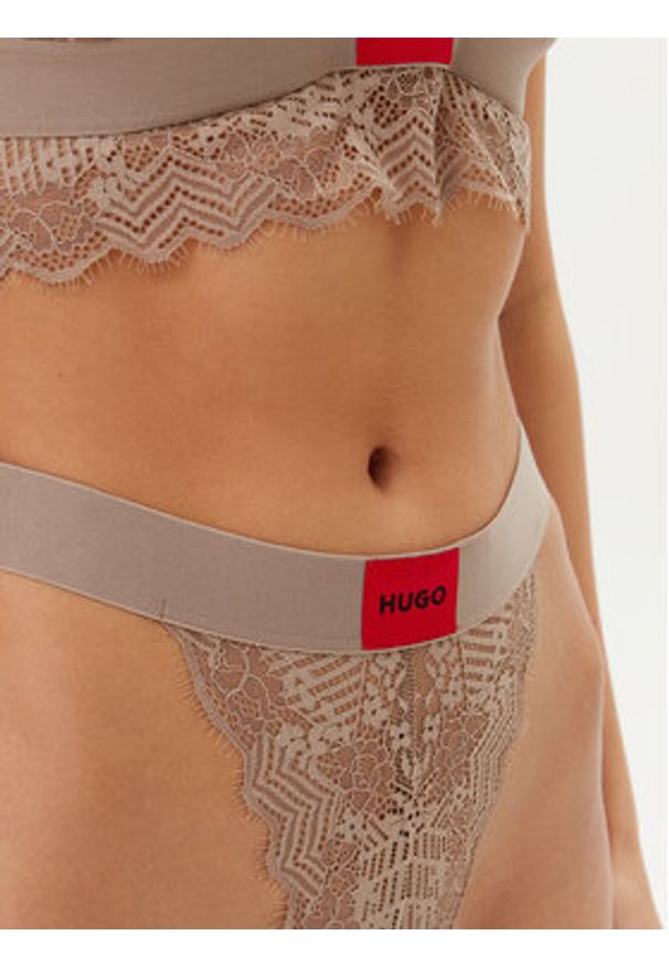 Hugo - HUGO Figi klasyczne 50535071 Beżowy. Kolor: beżowy. Materiał: syntetyk