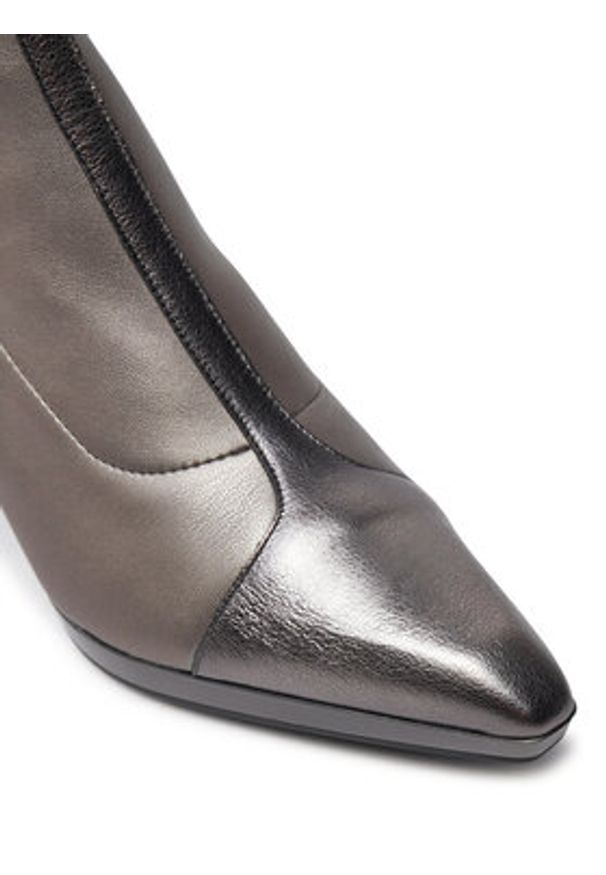 Hispanitas Botki Menorca-I24 HI243645 Srebrny. Kolor: srebrny. Materiał: materiał