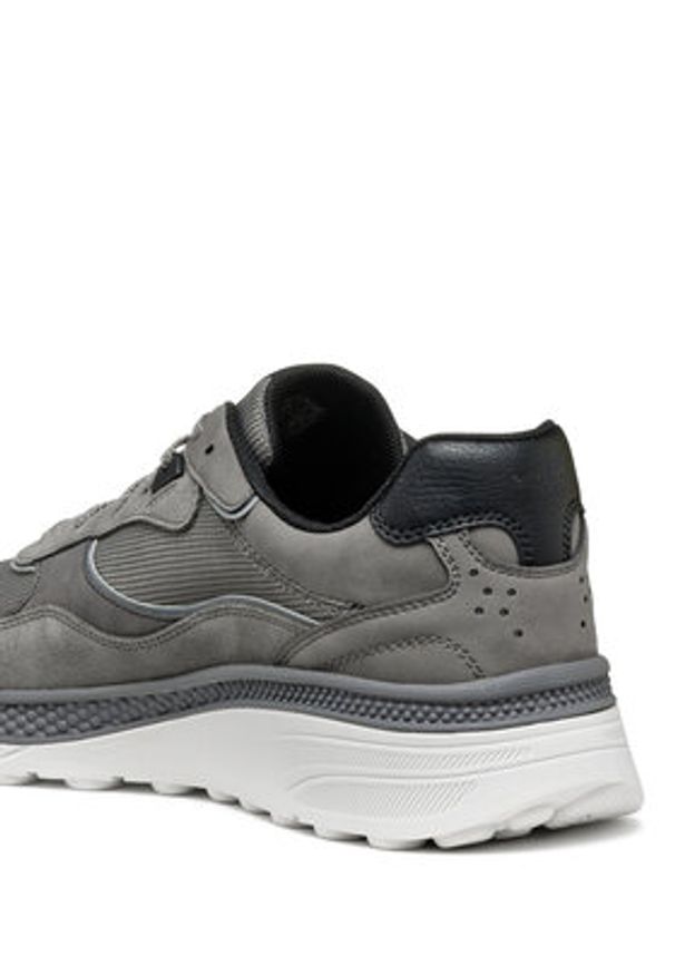Geox Sneakersy U Spherica Actif X1 U55HUA 01422 C9002 Szary. Kolor: szary. Materiał: materiał