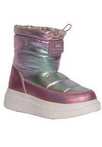 TRESPASS - Buty Śniegowce Dla Dziewcząt Sasi. Kolor: różowy. Sezon: zima. Styl: sportowy