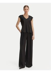 Rinascimento Bluzka CFC0127631003 Czarny Regular Fit. Kolor: czarny. Materiał: syntetyk #6