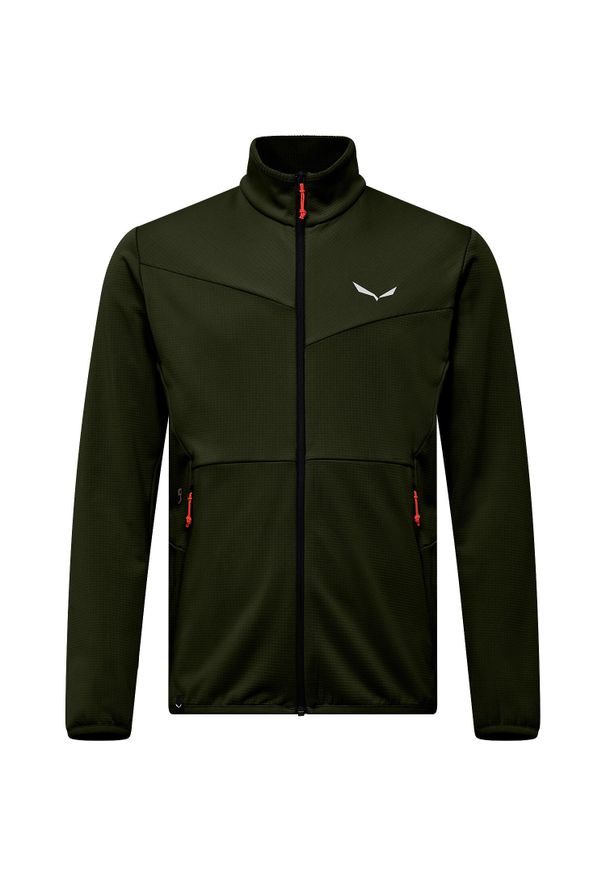 Salewa - Bluza trekkingowa męska Puez Cammino PL. Kolor: zielony. Materiał: materiał