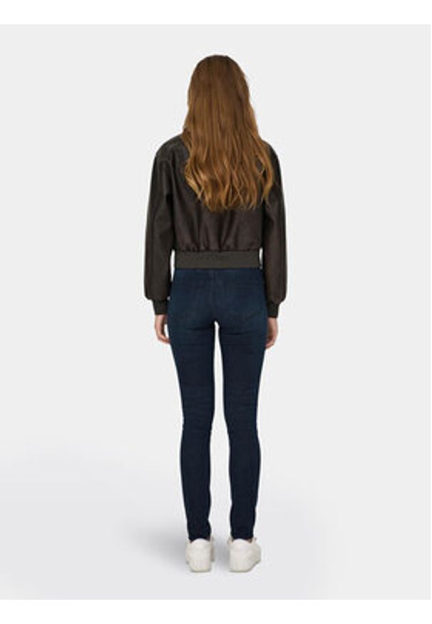 only - ONLY Kurtka z imitacji skóry Jane 15314240 Brązowy Loose Fit. Kolor: brązowy. Materiał: skóra