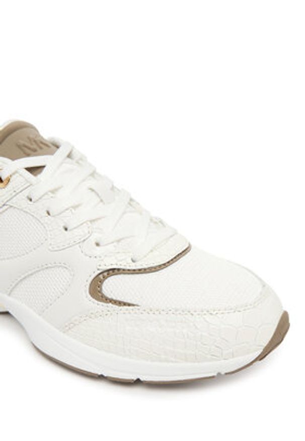 MICHAEL Michael Kors Sneakersy Riley 43T5RLFS3E Beżowy. Kolor: beżowy. Materiał: materiał