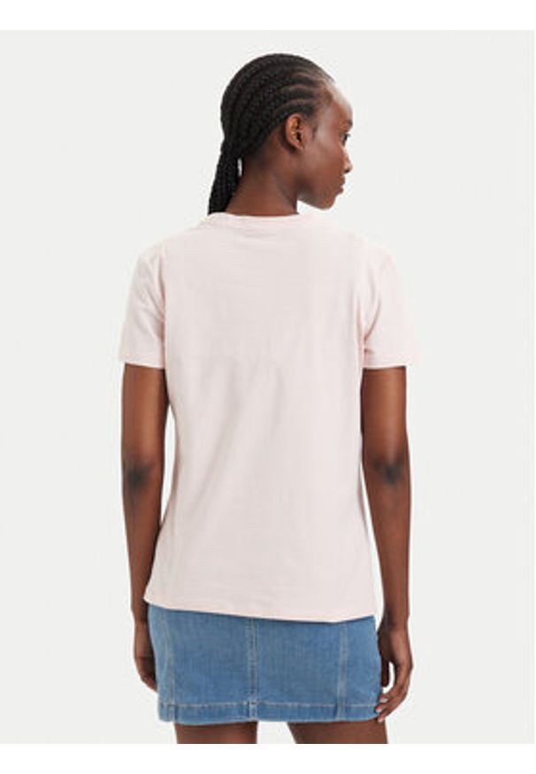 Guess T-Shirt V6GI12 K3325 Różowy Regular Fit. Kolor: różowy. Materiał: bawełna