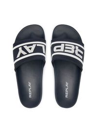 Replay - REPLAY Klapki GMF1A .000.C0078S Granatowy. Kolor: niebieski. Materiał: syntetyk #4