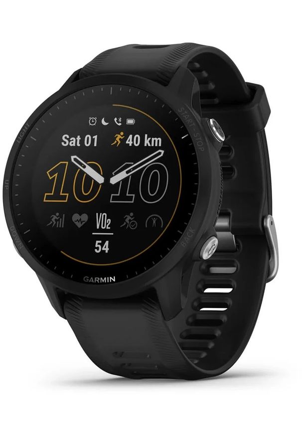 GARMIN - Zegarek sportowy Garmin Garmin Forerunner 955 Czarny (010-02638-30). Kolor: czarny. Styl: sportowy