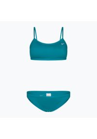 Strój pływacki dwuczęściowy damski Nike Essential Sports Bikini. Kolor: niebieski