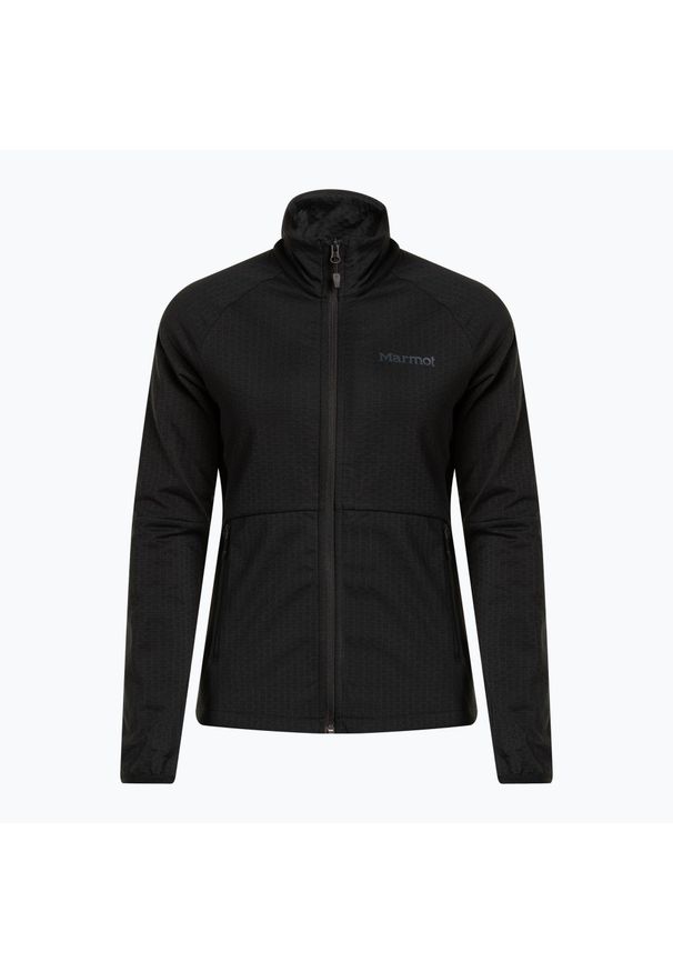 Bluza polarowa Marmot Leconte Fleece. Kolor: czarny. Materiał: polar