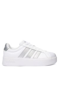 Adidas - adidas Sneakersy Streettalk Bold KJ3857 Biały. Kolor: biały. Materiał: skóra #1