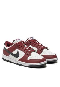 Nike Sneakersy Dunk Low FZ4616 600 Bordowy. Kolor: czerwony. Materiał: skóra #2