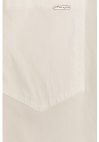 Silvian Heach - Koszula. Kolor: biały. Materiał: tkanina, bawełna, nylon, elastan. Długość rękawa: długi rękaw. Długość: długie. Wzór: gładki. Styl: klasyczny #5
