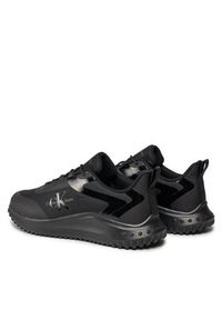 Calvin Klein Jeans Sneakersy Eva Runner Low Lace Ml Mix YM0YM00968 Czarny. Kolor: czarny. Materiał: materiał #5