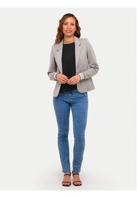 Kaffe Marynarka Kinnie 10550800 Szary Regular Fit. Kolor: szary. Materiał: syntetyk