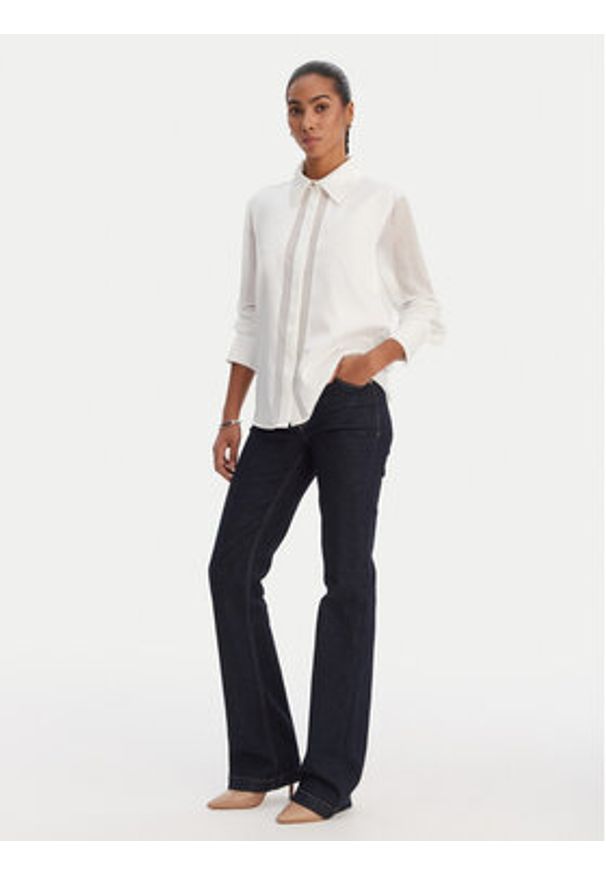 Fracomina Koszula FY26ST6041W41201 Écru Regular Fit. Materiał: syntetyk