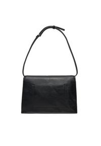 Calvin Klein Torebka Ck Linear Shoulder Bag K60K612158 Czarny. Kolor: czarny. Materiał: skórzane