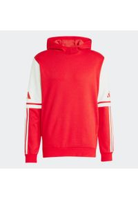 Adidas - Bluza męska adidas Squadra 25 Sweat Hoody. Kolor: biały, czerwony, wielokolorowy