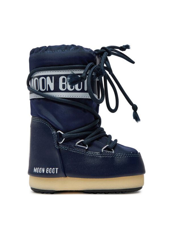 Moon Boot Śniegowce Nylon 14004400002 Granatowy. Kolor: niebieski. Materiał: skóra