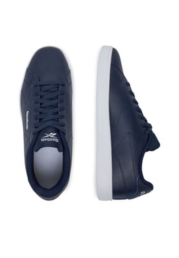 Reebok Sneakersy COURT CLEAN 100241122 Granatowy. Kolor: niebieski. Materiał: syntetyk