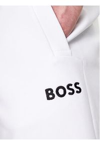 BOSS - Boss Szorty sportowe Headlo 1 50482912 Biały Regular Fit. Kolor: biały. Materiał: bawełna. Styl: sportowy