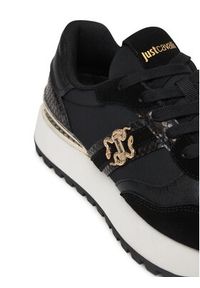 Just Cavalli Sneakersy 80RA3SJ2 ZSE68 Czarny. Kolor: czarny. Materiał: skóra, zamsz #3