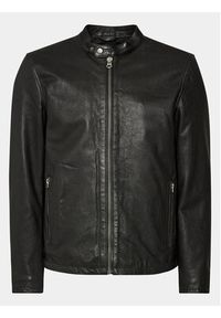 Pepe Jeans Kurtka skórzana Vonn PM402878 Czarny Regular Fit. Kolor: czarny. Materiał: skóra #3