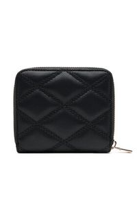 Guess Mały Portfel Damski SWQG96 32137 Czarny. Kolor: czarny. Materiał: skóra