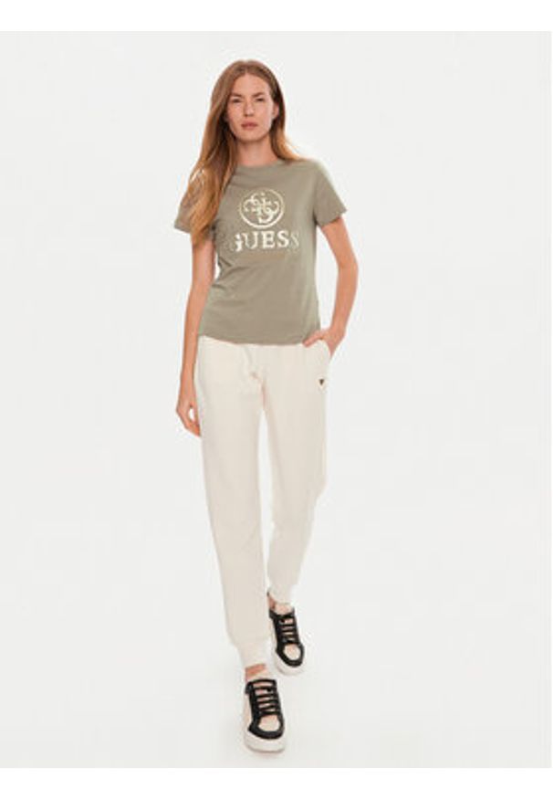 Guess T-Shirt V4BI00 I3Z14 Szary Regular Fit. Kolor: szary. Materiał: bawełna
