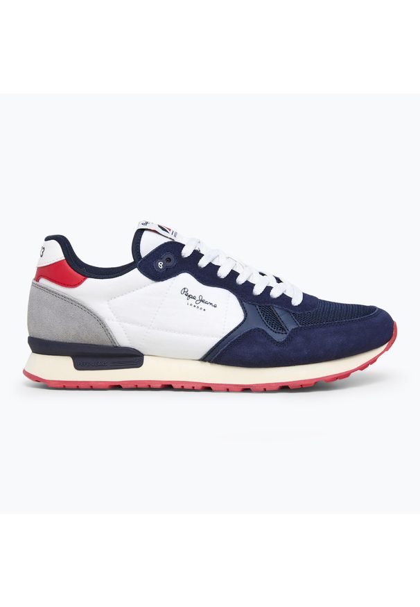 Buty męskie Pepe Jeans Brit Camp. Kolor: niebieski