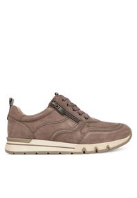Sneakersy Caprice. Kolor: beżowy