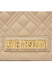 Love Moschino - LOVE MOSCHINO Torebka JC4079PP0ILA0110 Beżowy. Kolor: beżowy. Materiał: skórzane #3