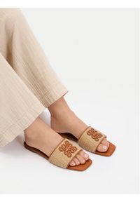 Nine West Klapki CEO-SMRL393661 Beżowy. Kolor: beżowy. Materiał: syntetyk #1