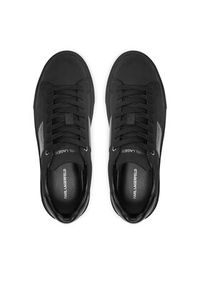 Karl Lagerfeld - KARL LAGERFELD Sneakersy KL52218 Czarny. Kolor: czarny. Materiał: nubuk, skóra #5