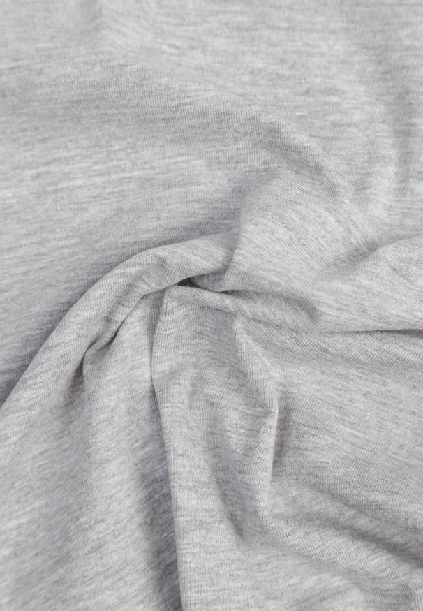 Born2be - Jasnoszary T-shirt Gathanthei. Okazja: do domu, na co dzień. Kolor: szary. Materiał: jeans, bawełna, dresówka, dzianina. Długość rękawa: krótki rękaw. Długość: krótkie. Wzór: gładki. Styl: sportowy, klasyczny, casual