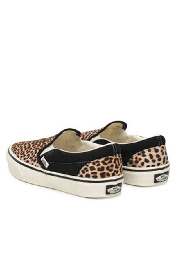 Vans Tenisówki Classic Slip-On VN000ED2YY61 Brązowy. Zapięcie: bez zapięcia. Kolor: brązowy. Materiał: materiał