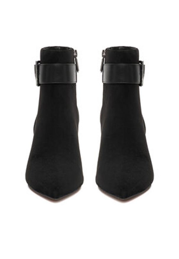 Nine West Botki CEO-LAMIA-01 Czarny. Kolor: czarny. Materiał: materiał