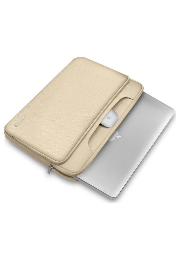 TECH-PROTECT - Torba Tech-Protect PocketBag 15-16'' beżowy. Kolor: beżowy. Materiał: materiał. Styl: klasyczny, elegancki, casual