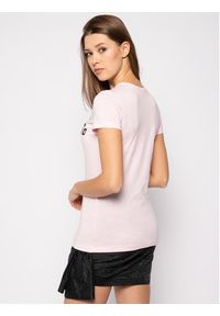 Love Moschino - LOVE MOSCHINO T-Shirt W4F7358E 1698 Różowy Regular Fit. Kolor: różowy. Materiał: bawełna #2