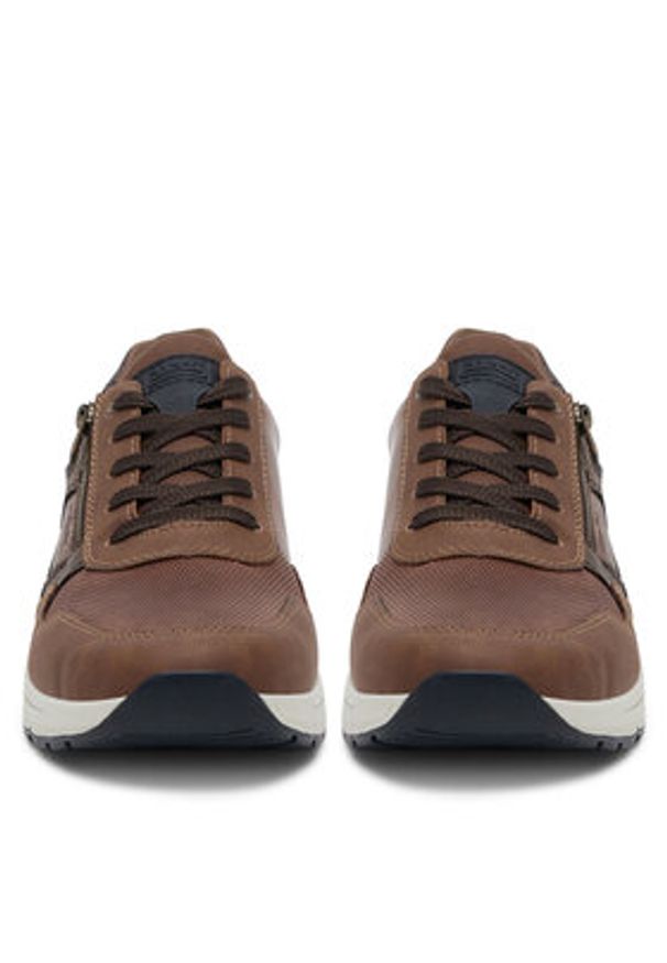 Rieker Sneakersy B0701-24 Brązowy. Kolor: brązowy. Materiał: skóra