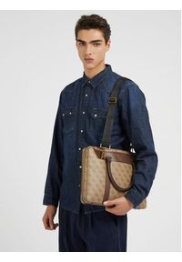 Guess Torba na laptopa Vezzola Smart HMEVZL P3138 Beżowy. Kolor: beżowy. Materiał: skóra #4