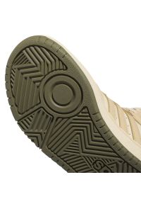 Adidas - Buty adidas Hoops Mid 3.0 Jr IF7738 beżowy. Okazja: na co dzień. Zapięcie: sznurówki. Kolor: beżowy. Materiał: materiał, syntetyk, guma. Szerokość cholewki: normalna #7