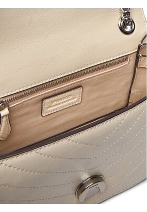 Pinko - PINKO Torebka Love One Light Mini Al 25-26 PLTT 106173 A2JC Kremowy. Kolor: kremowy. Materiał: skórzane