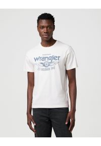 Wrangler - MESKA KOSZULKA WRANGLER AMERICANA TEE WORN WHITE 112371417 #1