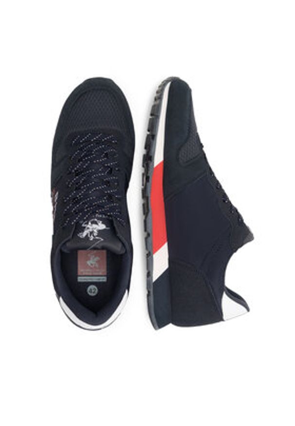 Beverly Hills Polo Club Sneakersy INSIGNIA-01 Granatowy. Kolor: niebieski. Materiał: materiał