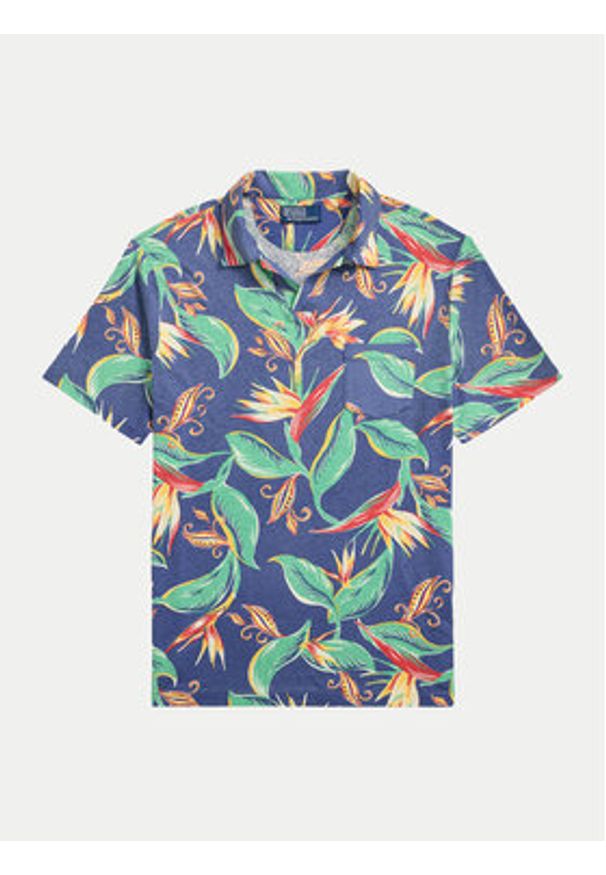 Polo Ralph Lauren Polo 710958230001 Kolorowy Standard Fit. Typ kołnierza: polo. Materiał: bawełna. Wzór: kolorowy