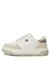 TOMMY HILFIGER - Tommy Hilfiger Sneakersy Low Cut Lace-Up Sneaker T3X9-33366-1269 M Biały. Kolor: biały. Materiał: skóra #2