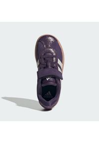 Adidas - Buty dla dzieci VL Court 3.0. Zapięcie: pasek. Kolor: biały, wielokolorowy, fioletowy