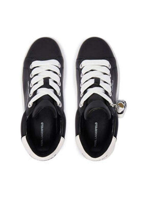 Karl Lagerfeld - KARL LAGERFELD Sneakersy Kapri KL62519 Czarny. Kolor: czarny. Materiał: skóra