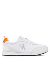 Calvin Klein Jeans Sneakersy Low Profile Oversized Mesh YM0YM00623 Biały. Kolor: biały. Materiał: materiał #2